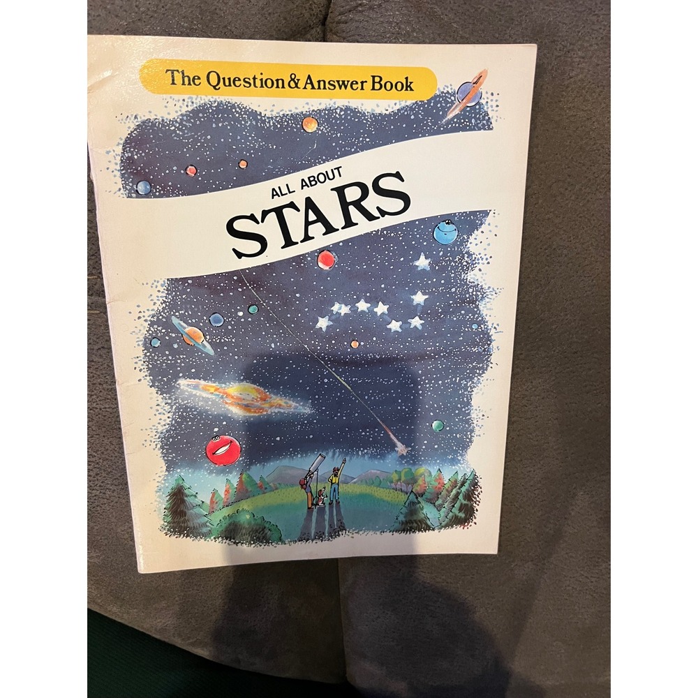 All About Stars Lawrence Jefferies 1983 Troll Associates Vintage Kids Book